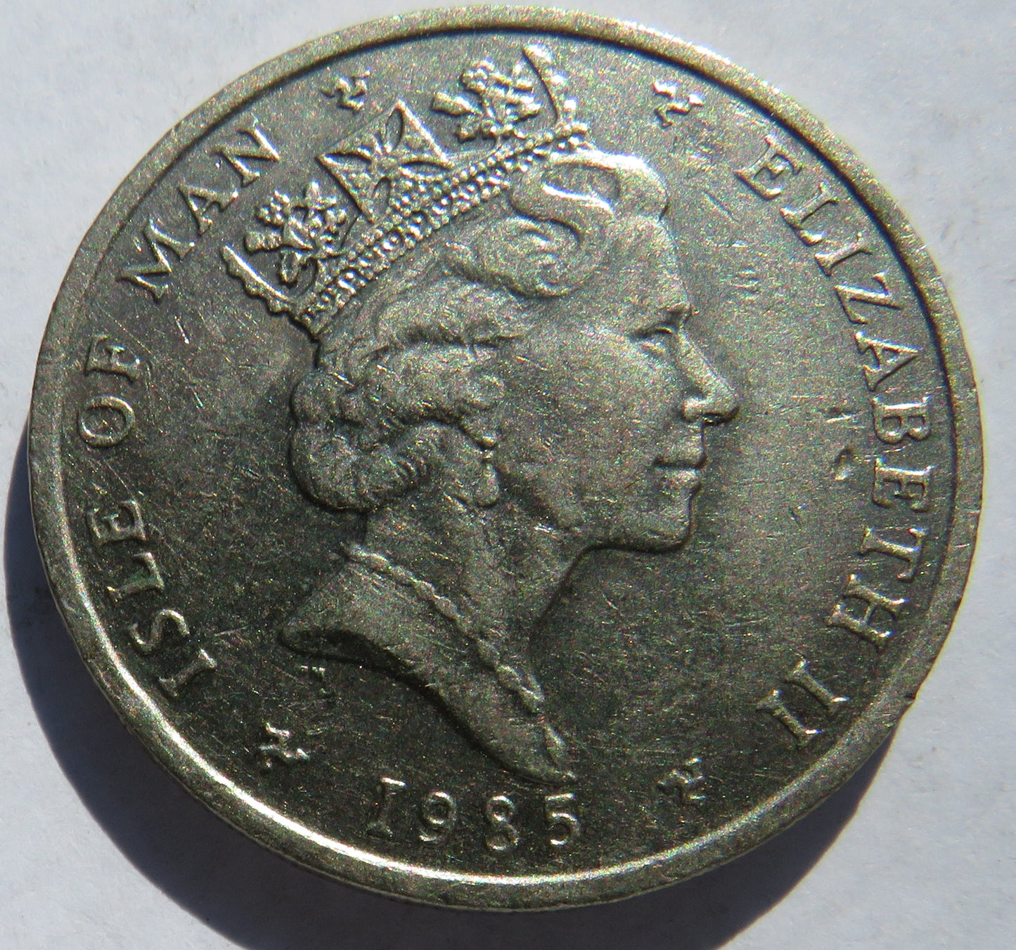 1985 Isle of Man 10p Ten Pence Coin
