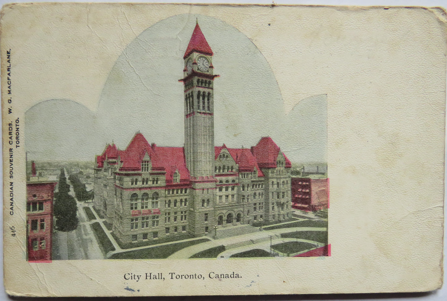 Vintage Postcard of The City Hall, Toronto, Canada 1904