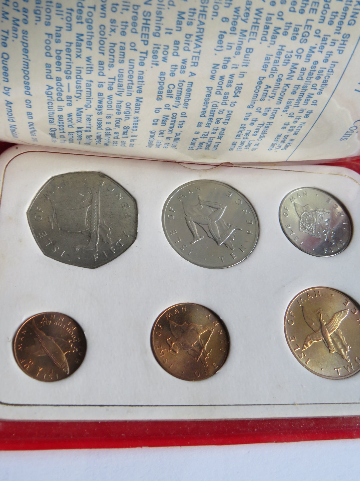 1977 Isle of Man Decimal Coin Set