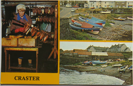 Vintage Postcard of Craster