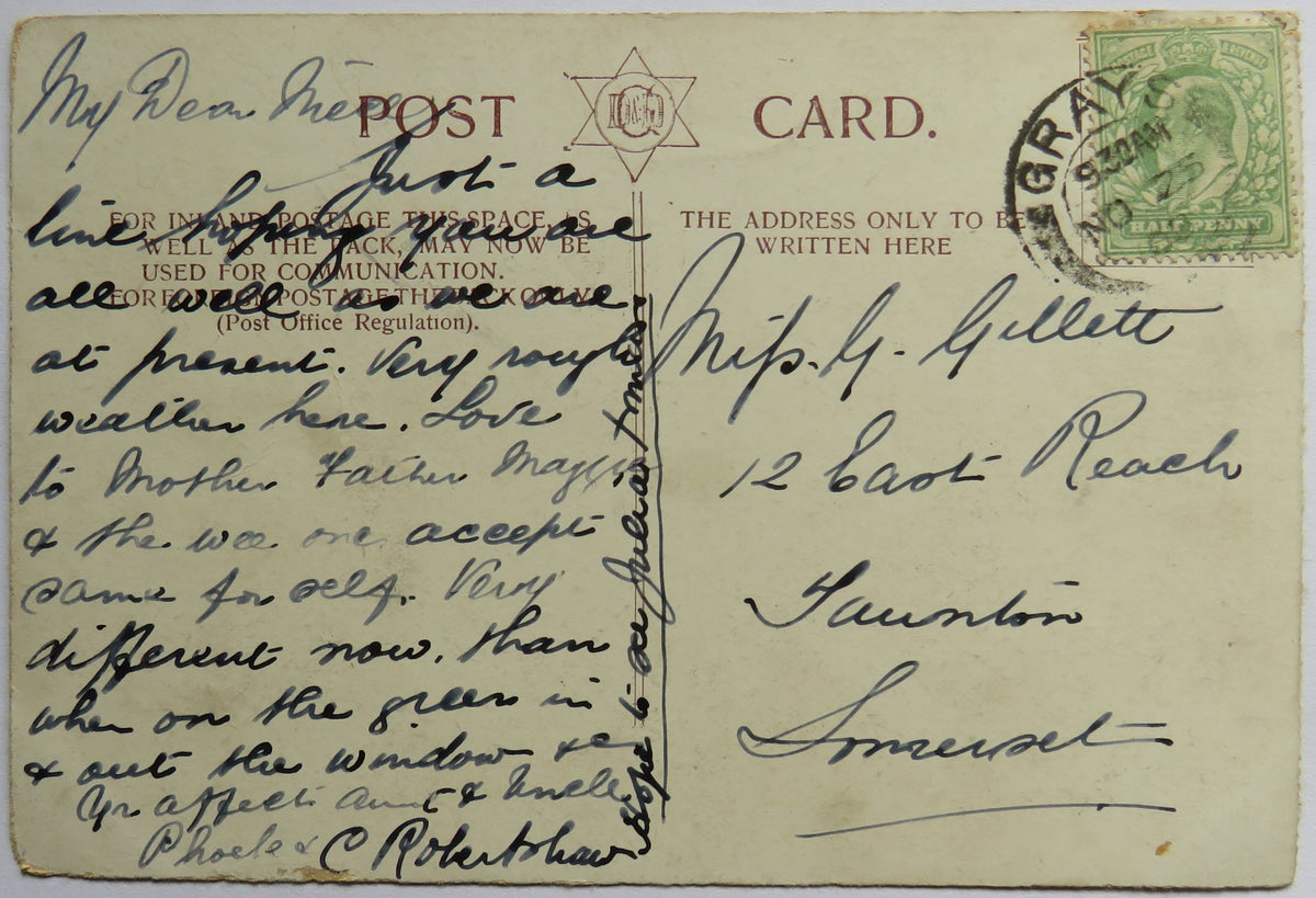 Vintage Postcard of Stratford on Avon From The Memorial image 2