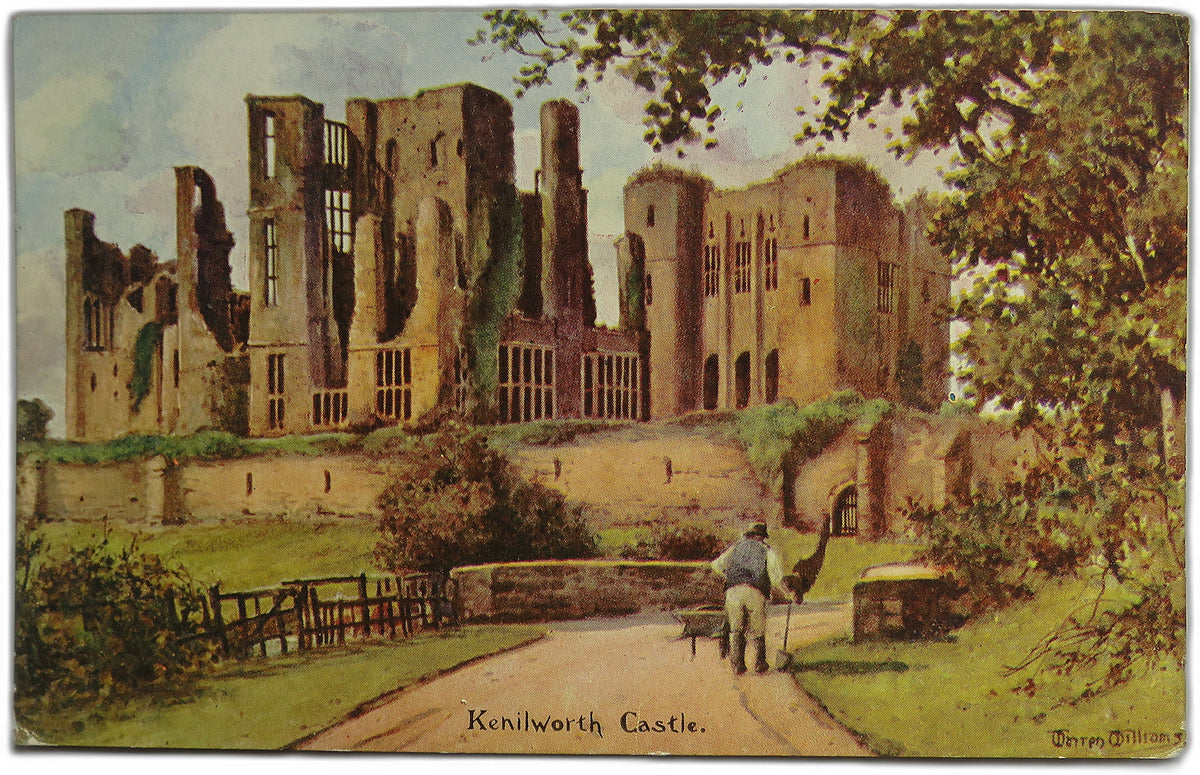 Vintage Postcard of Kenilworth Castle, "Dainty" Series
