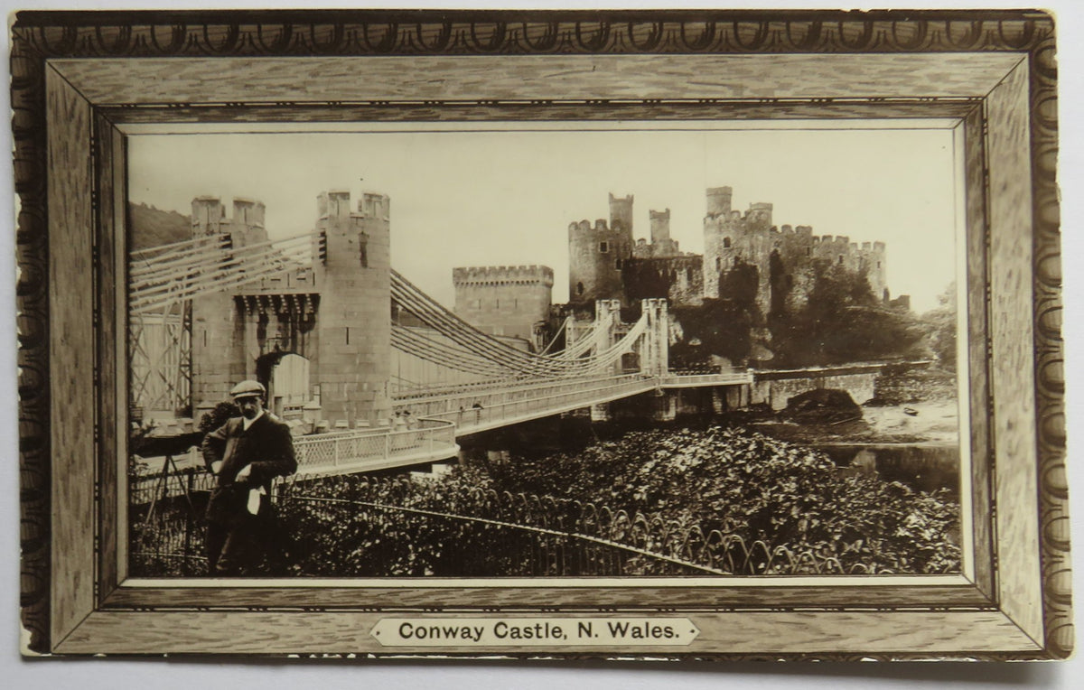 Vintage Postcard of Conway Castle, N. Wales