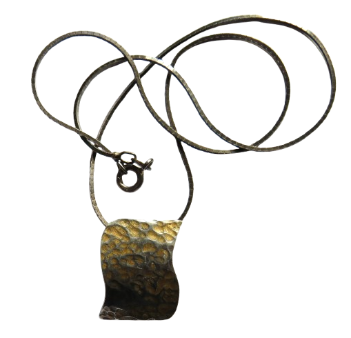 Stylish Ladies Sterling Silver Necklace & Pendant