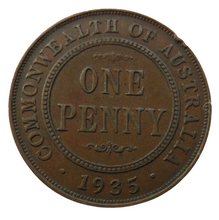 Load image into Gallery viewer, 1935 King George V Australia One Penny Coin
