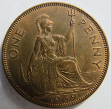 Load image into Gallery viewer, 1939 King George VI One Penny Coin High Grade - Great Britain
