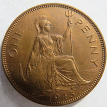 Load image into Gallery viewer, 1945 King George VI One Penny Coin High Grade - Great Britain
