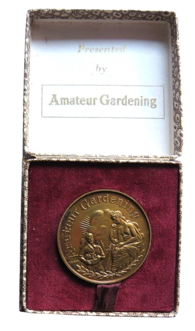 Vintage Amateur Gardening Medal Merit In Horticulture