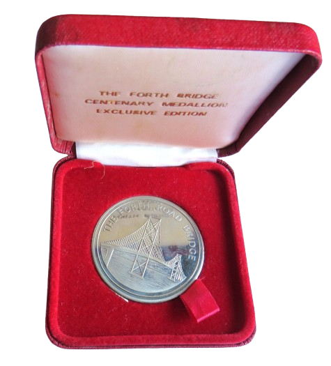 The Forth Road & Rail Bridge Commemorative Medal / Coin