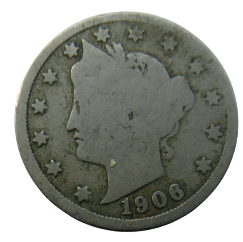 1906 USA Liberty Nickel Coin