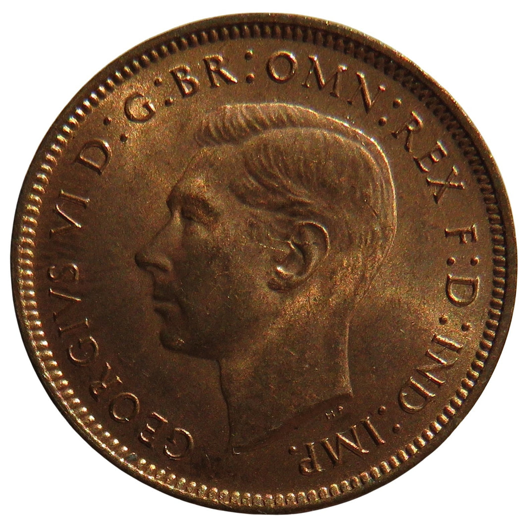 1945 King George VI Farthing Coin In High Grade - Great Britain