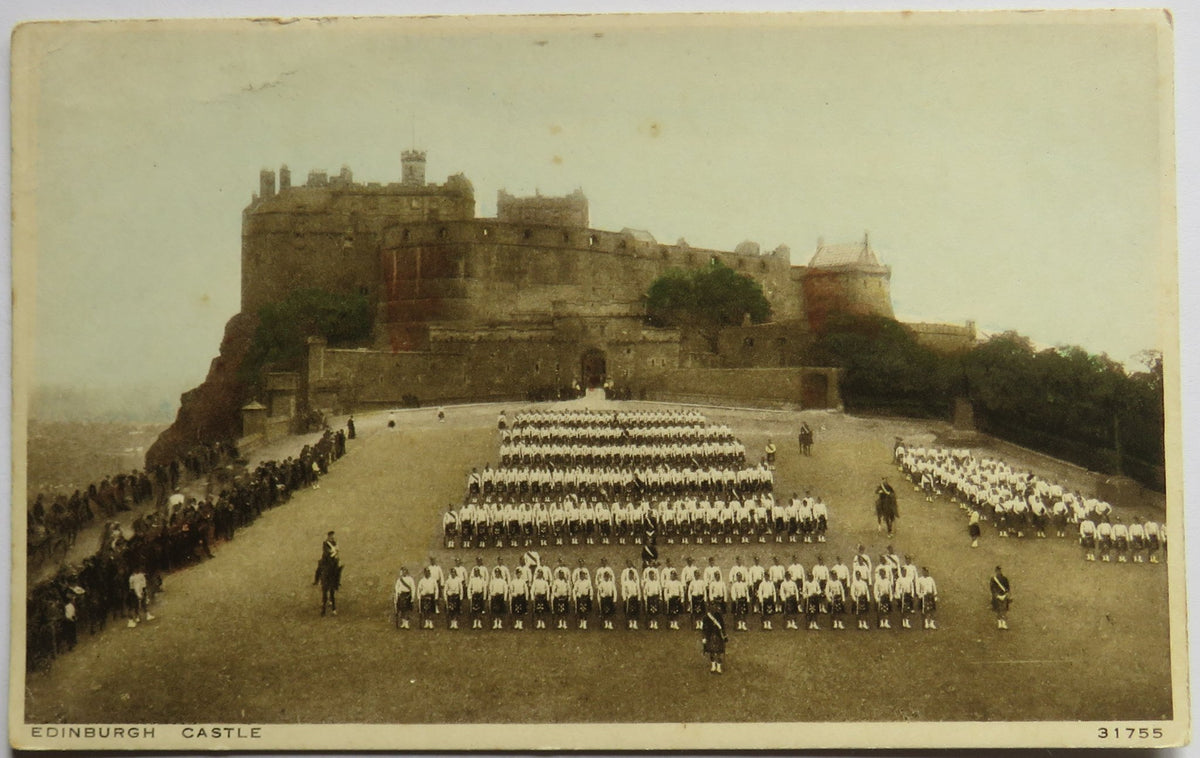 Vintage Postcard of Edinburgh Castle, no. 31755