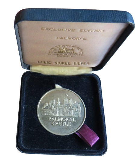 1986 Queen Elizabeth II 60th Birthday Balmoral Castle Commemorative Medal