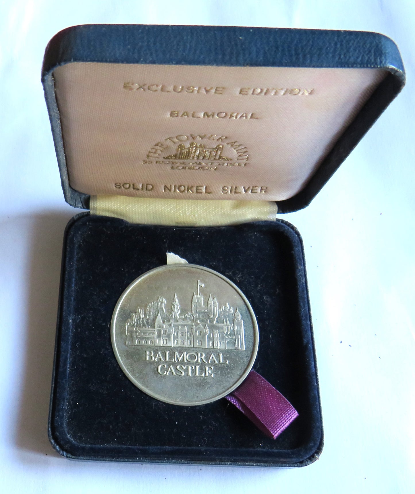 1986 Queen Elizabeth II 60th Birthday Balmoral Castle Commemorative Medal