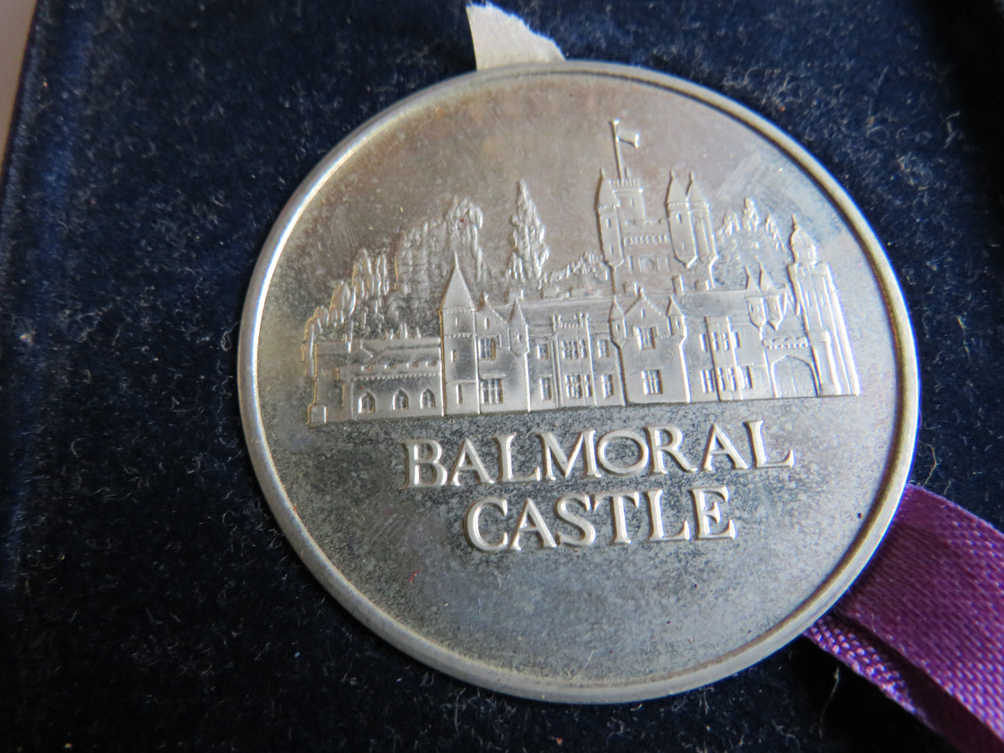 1986 Queen Elizabeth II 60th Birthday Balmoral Castle Commemorative Medal