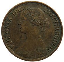 Load image into Gallery viewer, 1866 Queen Victoria Bun Head Farthing Coin - Great Britain
