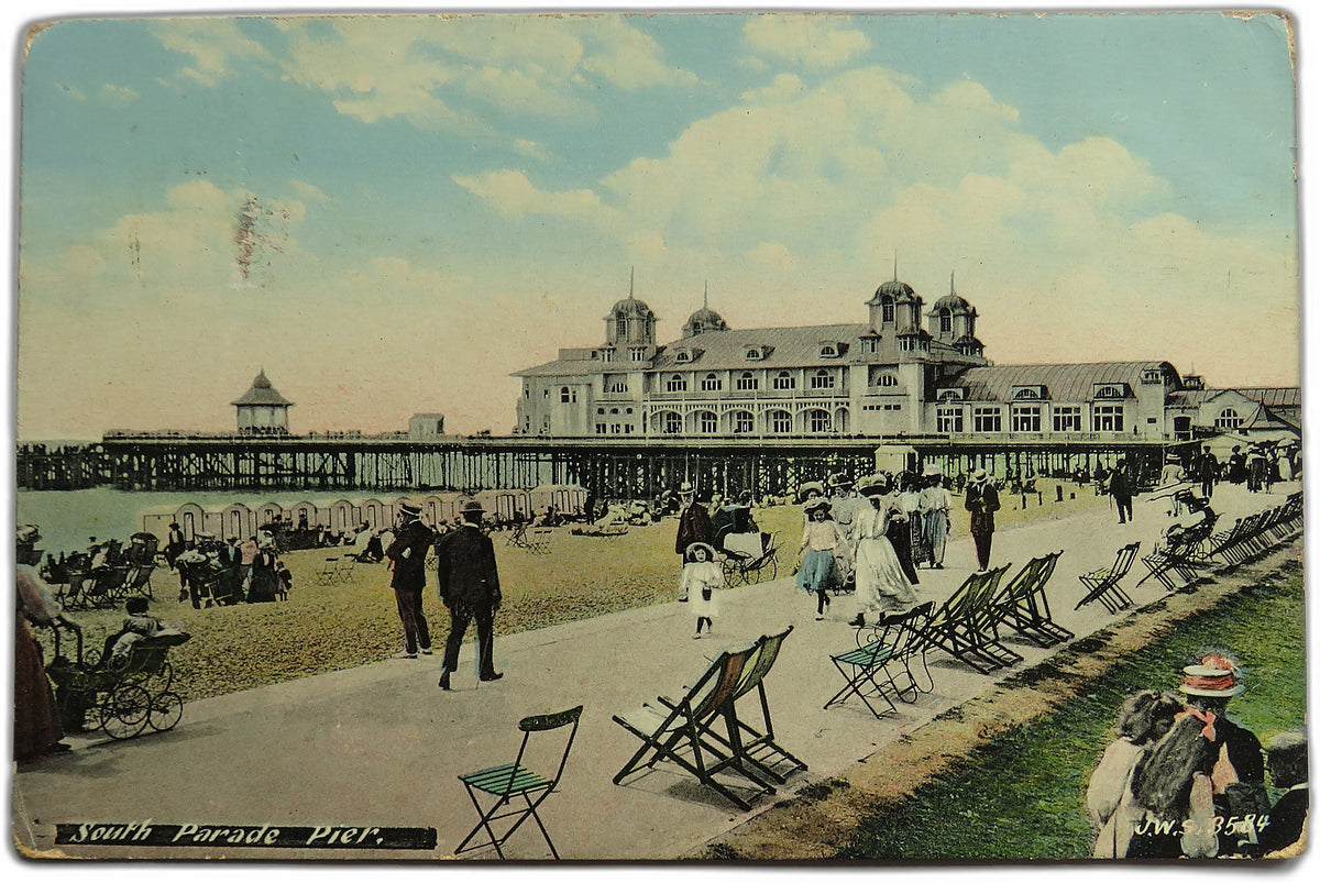 Vintage Postcard of the South Parade Pier, 1910