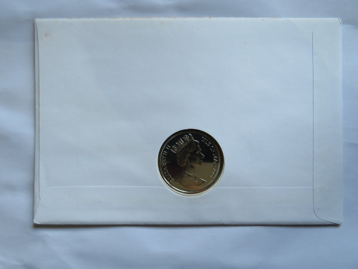 1991 Isle of Man One Crown Coin Diana 10th Wedding Anniversary