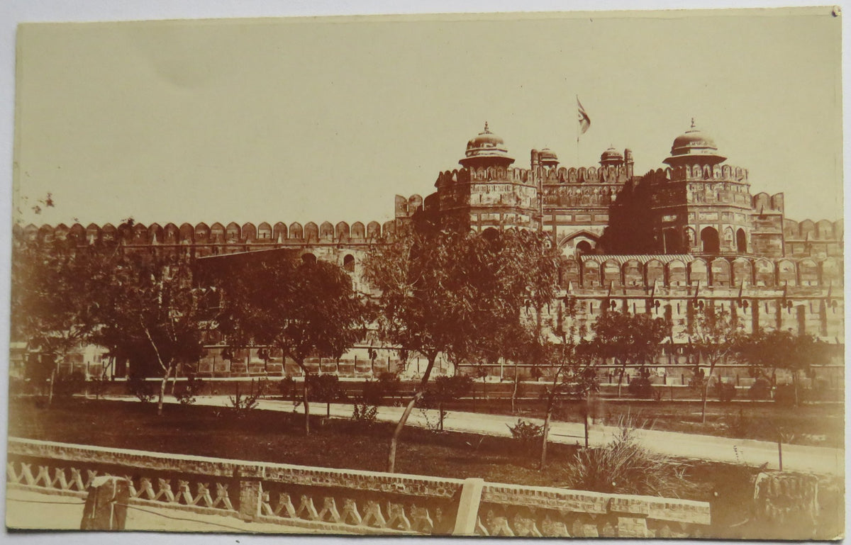 Vintage Postcard of Red Fort Delhi Gate Agra, India