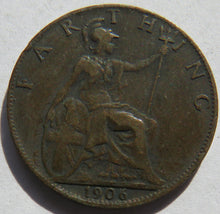 Load image into Gallery viewer, 1906 King Edward VII Farthing Coin - Great Britain
