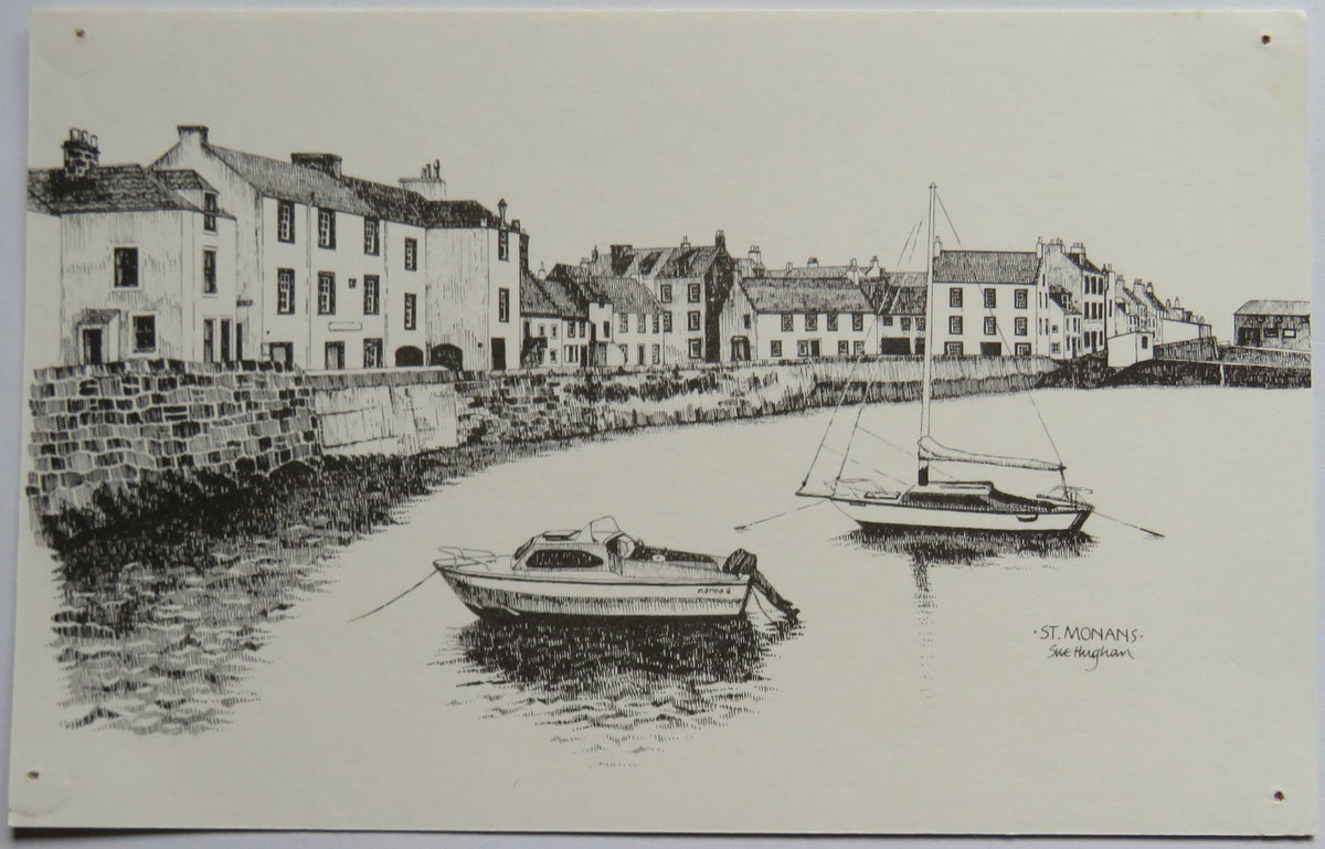 Vintage Postcard of St Monans, by Sue Hughan