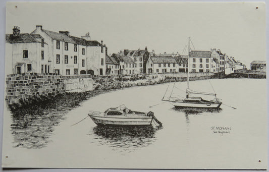 Vintage Postcard of St Monans, by Sue Hughan image 1
