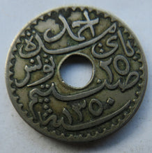 Load image into Gallery viewer, 1931 Tunisia 25 Centimes Coin
