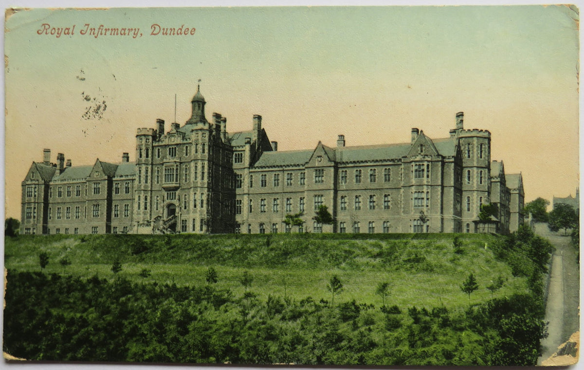 Vintage Postcard of the Royal Infirmary, Dundee, 1905