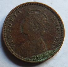 Load image into Gallery viewer, 1898 Queen Victoria India 1/12th Anna Coin
