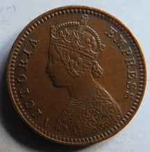 Load image into Gallery viewer, 1898 Queen Victoria India 1/12th Anna Coin
