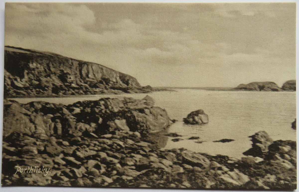 Vintage Postcard of Porthlisky - A. David, St. Davids
