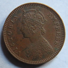 Load image into Gallery viewer, 1899 Queen Victoria India 1/12th Anna Coin
