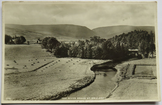 Vintage Postcard of The River Braan at Amulree, 1957 image 1