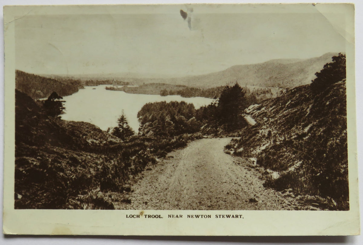 Vintage Postcard of Loch Trool, Near Newton Stewart, 1923
