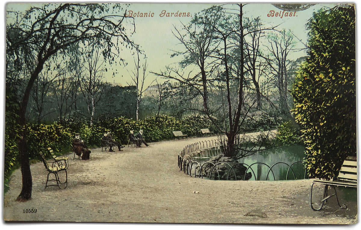 Vintage Postcard of the Botanic Gardens, Belfast