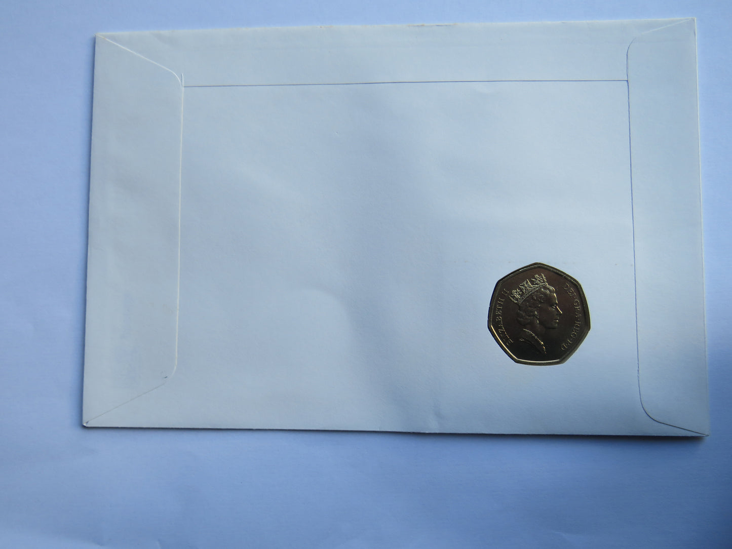 1992-1993 EEC Europe Commemorative Fifty Pence Coin Cover