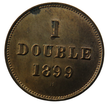 Load image into Gallery viewer, 1899-H Guernsey One Double Coin In High Grade
