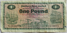 Load image into Gallery viewer, 1970 Northern Bank Limited £1 One Pound Banknote
