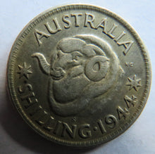 Load image into Gallery viewer, 1944 King George VI Australia Silver Shilling Coin
