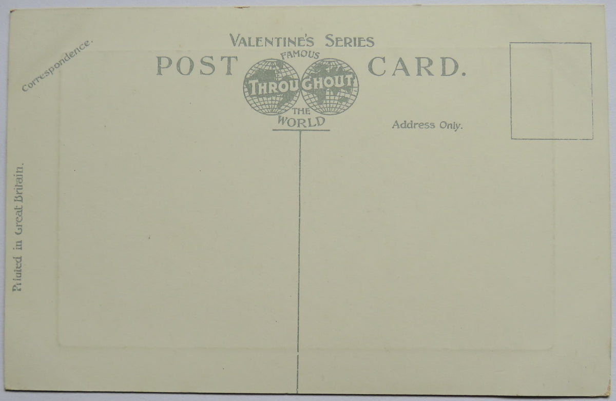 Vintage Postcard of Castle Walk, Richmond, Valentine's Series - Famous Throughout the World