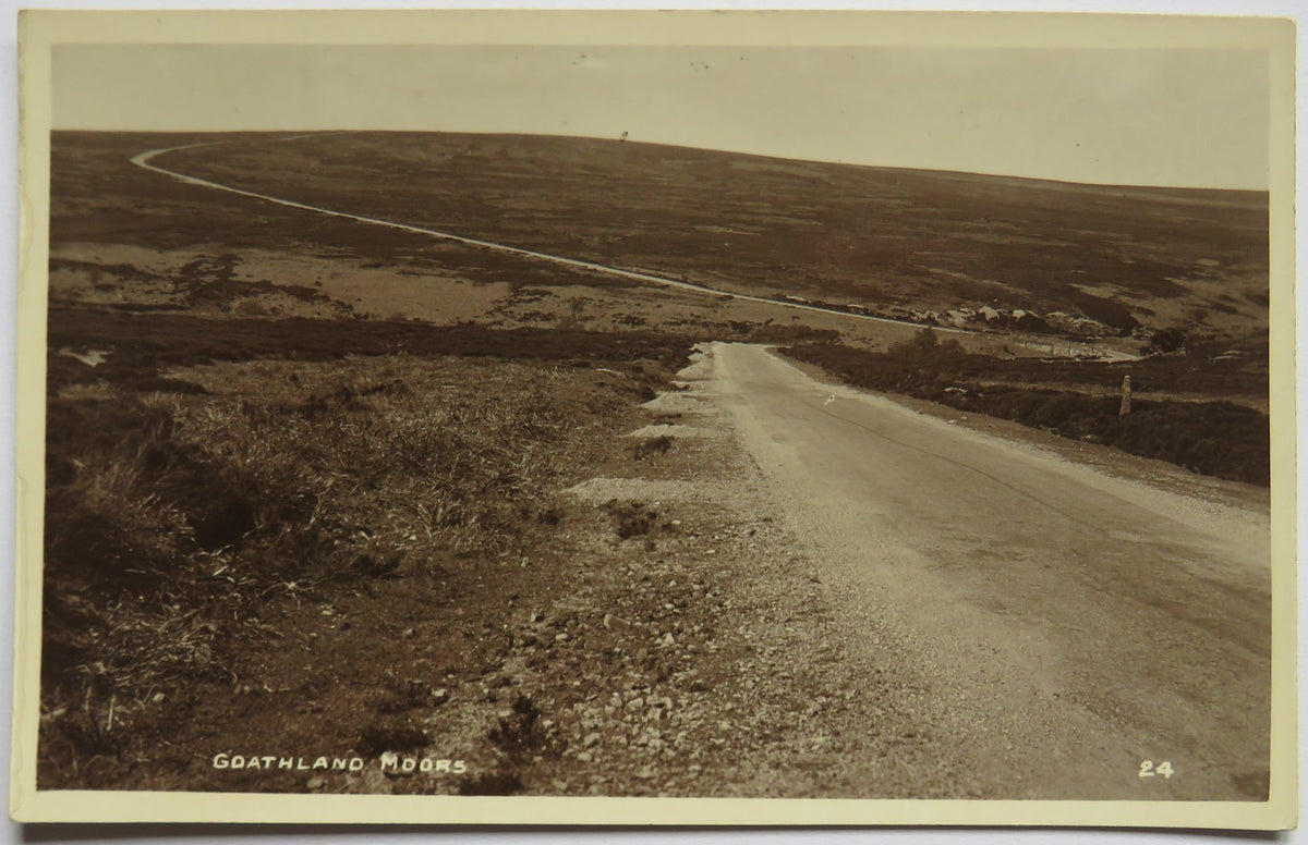 Vintage Postcard of Goathland Moors, W. Bramley Publisher
