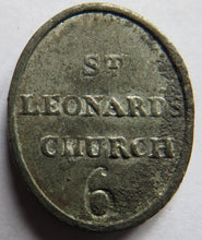 Load image into Gallery viewer, 1837 Perth St Leonard Church Token
