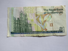 Load image into Gallery viewer, 1999 The Royal Bank of Scotland £1 Banknote Scottish Parliament
