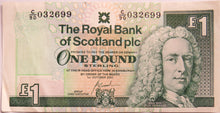 Load image into Gallery viewer, 2001 The Royal Bank of Scotland £1 One Pound Banknote
