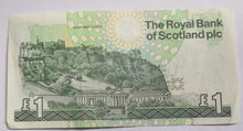 Load image into Gallery viewer, 2001 The Royal Bank of Scotland £1 One Pound Banknote
