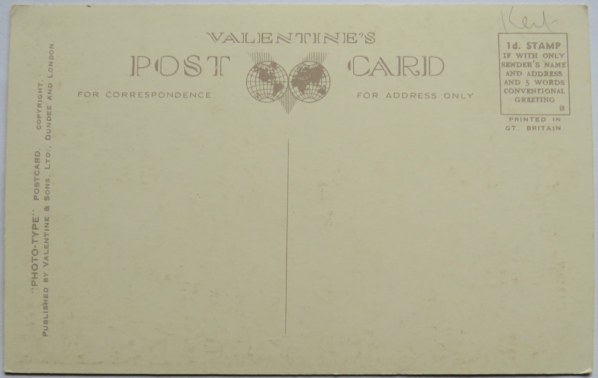 Vintage Postcard of The Harbour, Broadstairs - Valentine's & Sons
