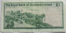 Load image into Gallery viewer, 1981 The Royal Bank of Scotland £1 One Pound Banknote
