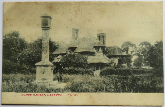 Vintage Postcard of Blaise Hamlet, Henbury, No. 490 - Hardings "Progress" Series