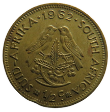 Load image into Gallery viewer, 1962 South Africa Half Cent Coin
