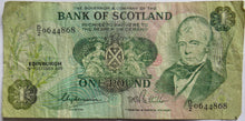 Load image into Gallery viewer, 1979 Bank of Scotland £1 One Pound Banknote
